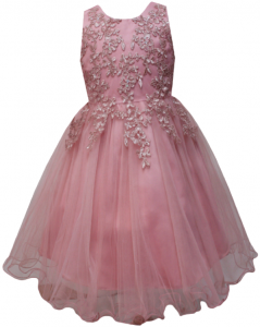 GIRLS DRESSY DRESS (0515746) DUSTY ROSE
